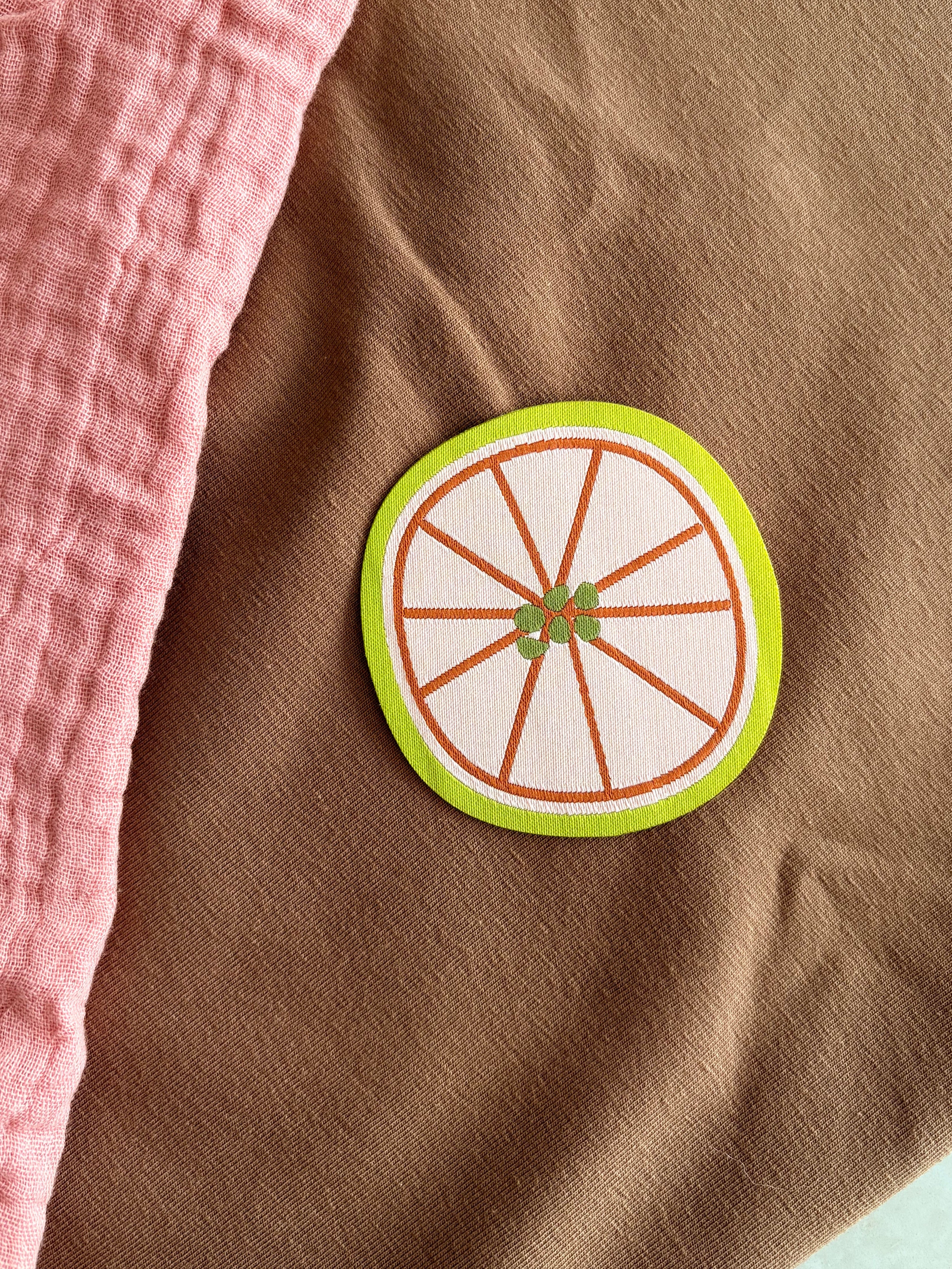 Woven patch ‘Citrus’