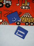 Label 'Normal is boring blauw'