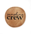 Kunstleder patch 'Sunshine crew'